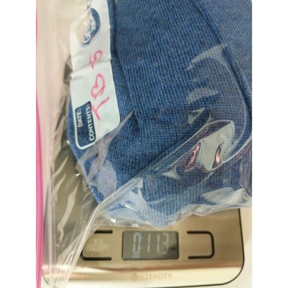 BANANA REPUBLIC Mens SZ L 100% Extra‎ Fine Merino Wool Baby Blue Knit V-Neck - Picture 8 of 8